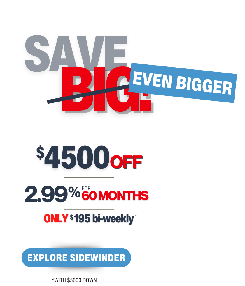 Save Even Bigger - $4500 off
